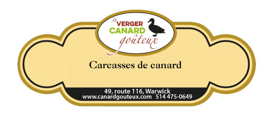 Carcasse de canard