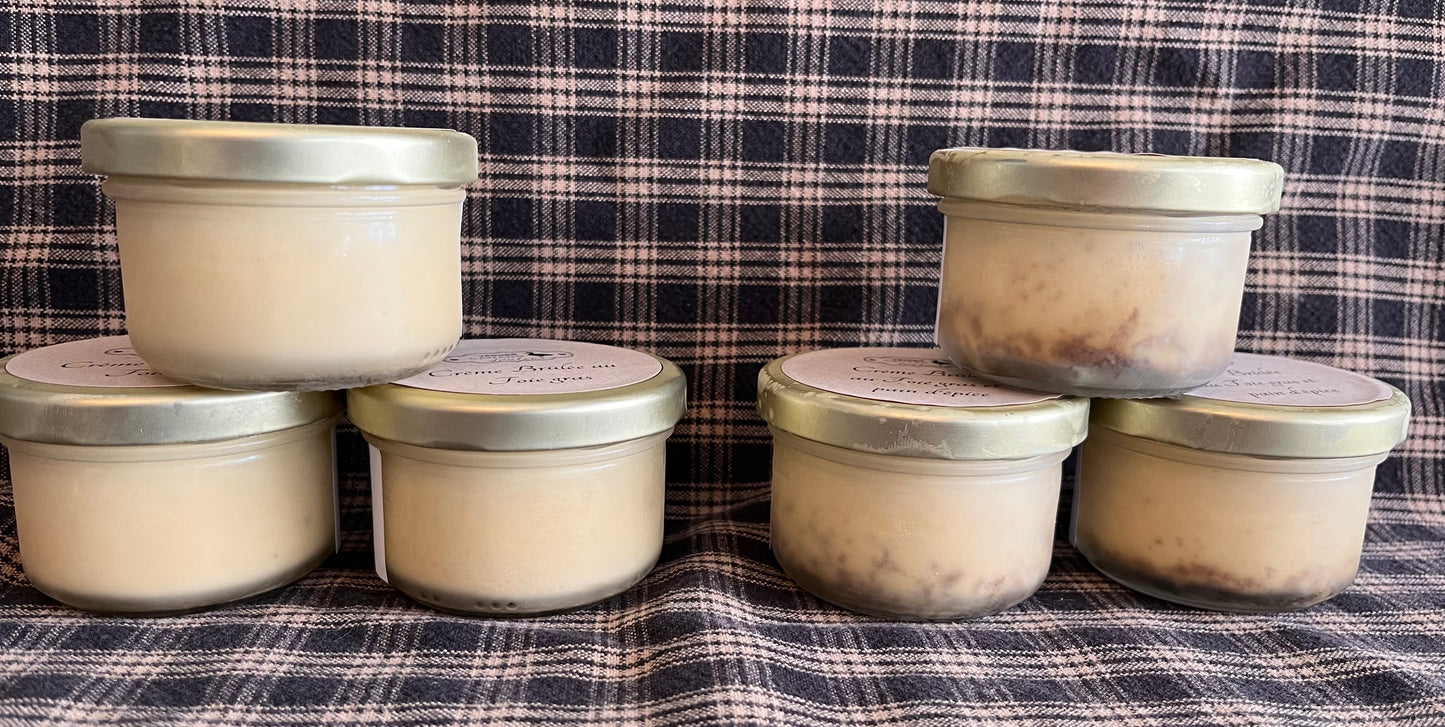 Crème Brûlée au foie gras et pain d'épice