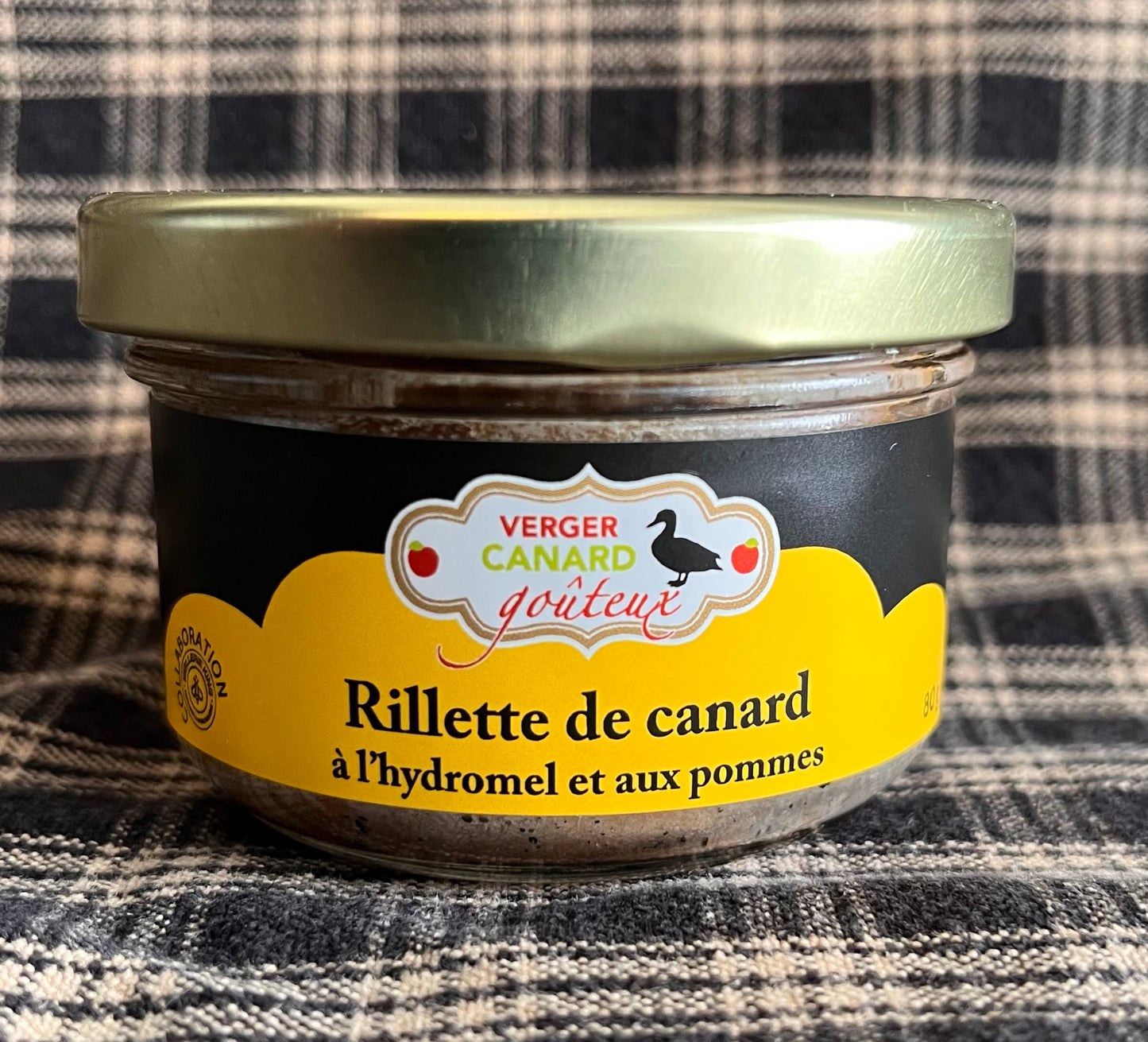 Rillette de canard à l'Hydromel et aux pommes