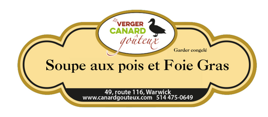 Soupe aux pois et Fois Gras