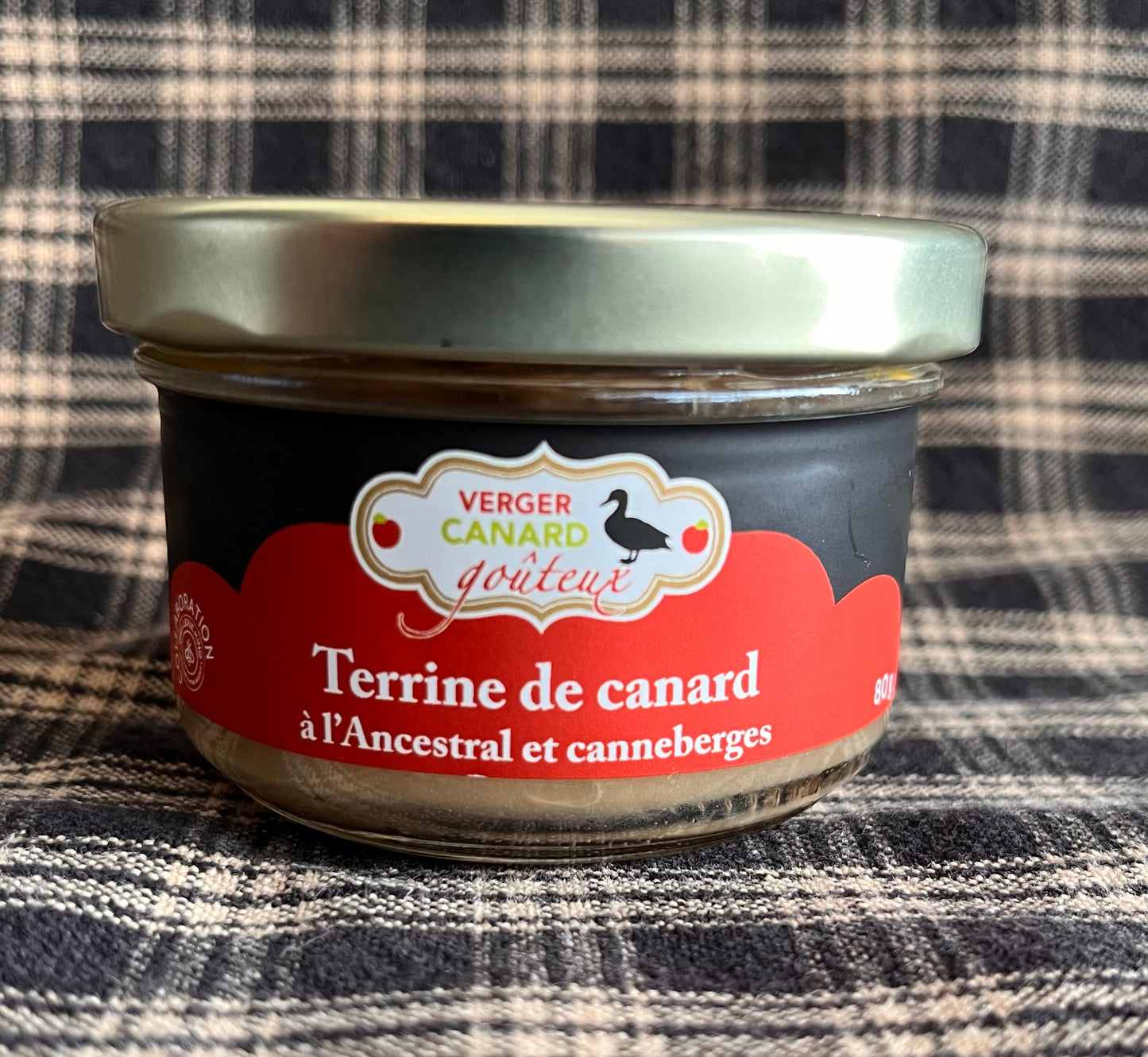 Terrine de canard à l'Ancestral et aux canneberges