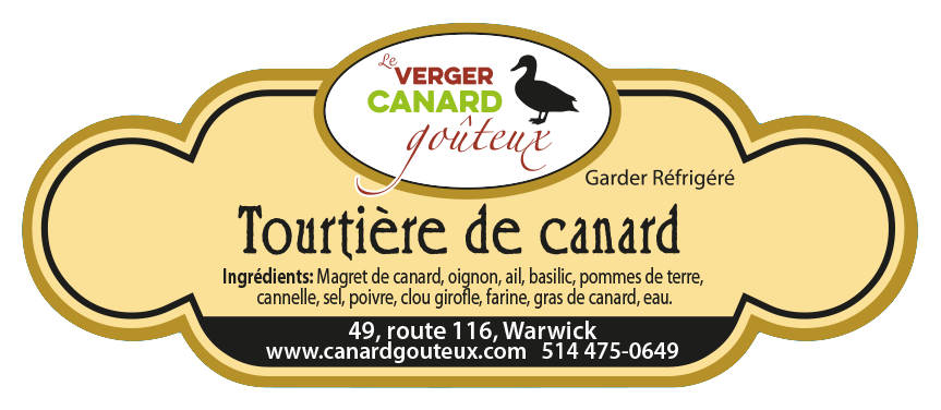 Tourtière de canard
