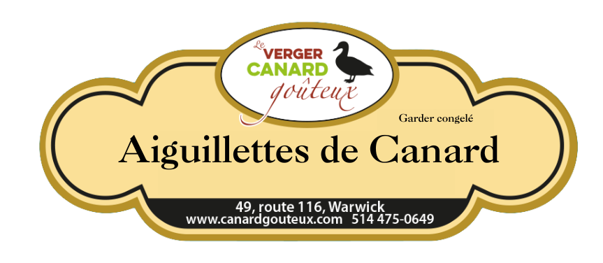 Aiguillettes de canard