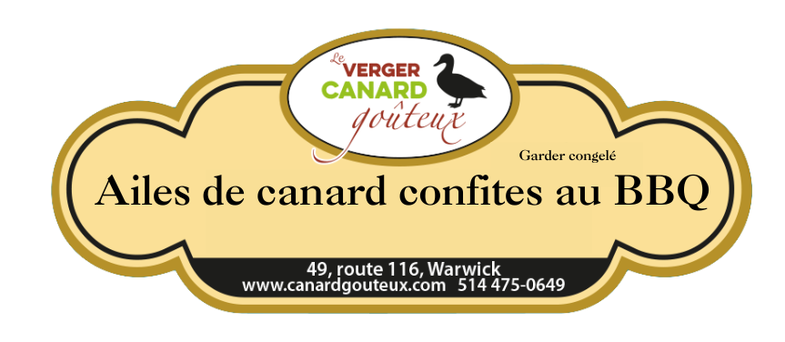Ailes de canard confites au BBQ