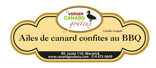 Ailes de canard confites au BBQ
