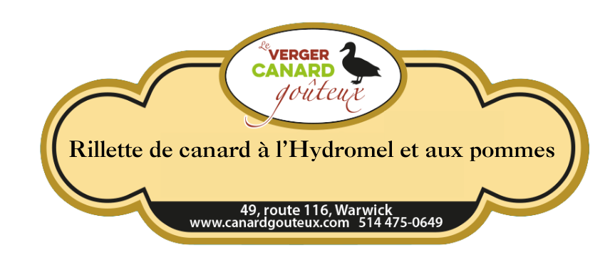 Rillette de canard à l'Hydromel et aux pommes