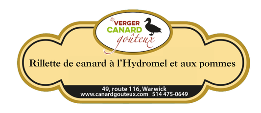 Rillette de canard à l'Hydromel et aux pommes